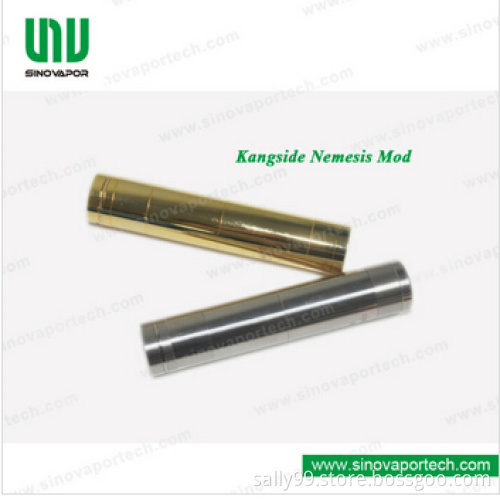 2014 Stainless Steel KSD Nemesis Mod E Cig 18350/18500/18650 Battery Nemesis Mod Vap Nemesis